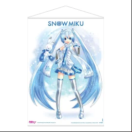 Poster Hatsune Miku wallscroll Snow Miku 50 x 70 cm 