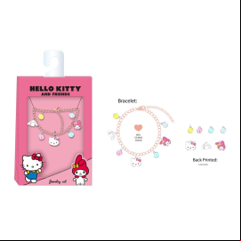 HELLO KITTY & Friends - Bracelet + Charmes 