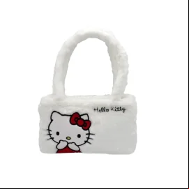 HELLO KITTY - Sac à Main Fourrure - Small 26x17x7cm 