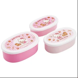 HELLO KITTY - Sweety Pink - Set de 3 bento 