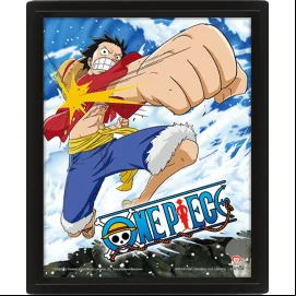 ONE PIECE-GUM GUM PISTOL POSTER 3D 