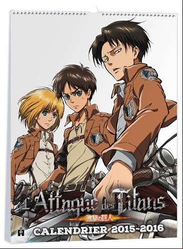 Manga - Manhwa - Attaque Des Titans (l') - Calendrier 2016 - @Anime