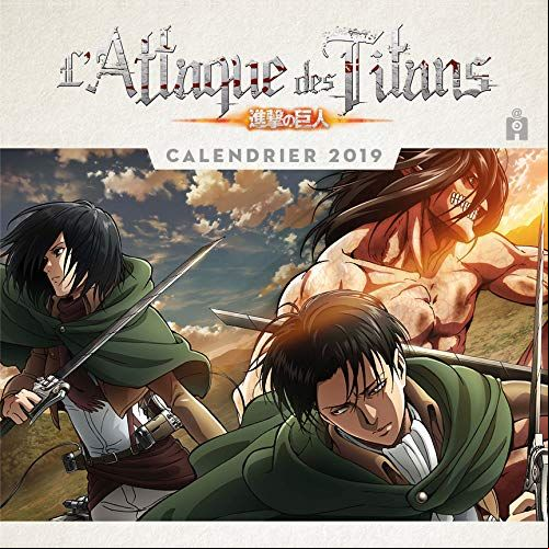 Manga - Manhwa - L'Attaque Des Titans - Calendrier 2019 - @Anime