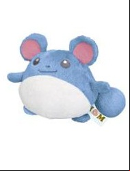 Marill - Peluche I Love Marine - Banpresto
